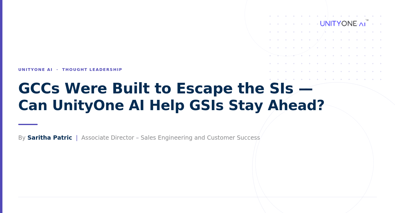 UnityOneAI_GCC_GSI
